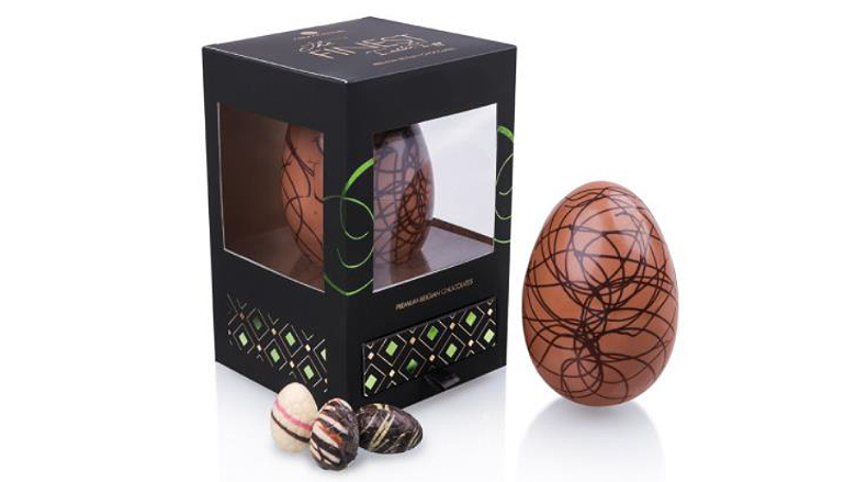 versierd chocolade ei